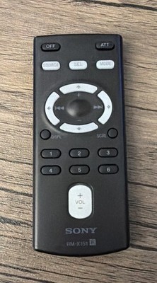 GENUINE SONY RM-X151 CD CAR STEREO REMOTE CONTROL CDX-R6550 CDX-GT500 CDX-RA650