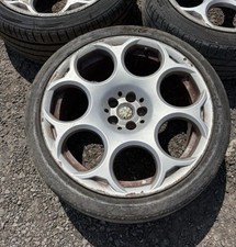 X1 18” 5x98 Alfa Romeo 156 147 GT Blackline Alloy Wheel Alloy With Tyre Silver