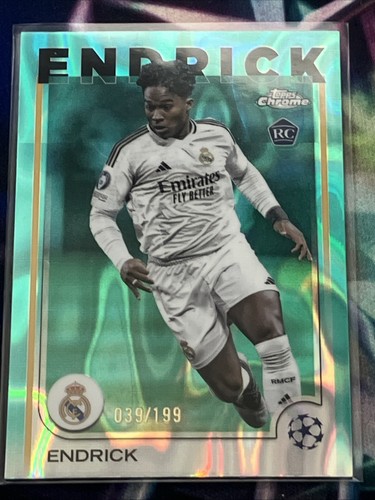 Carte Auto Ronald Araujo Topps Chrome 2024 – Black Lava Refractor /10, Barcelone, UEFA