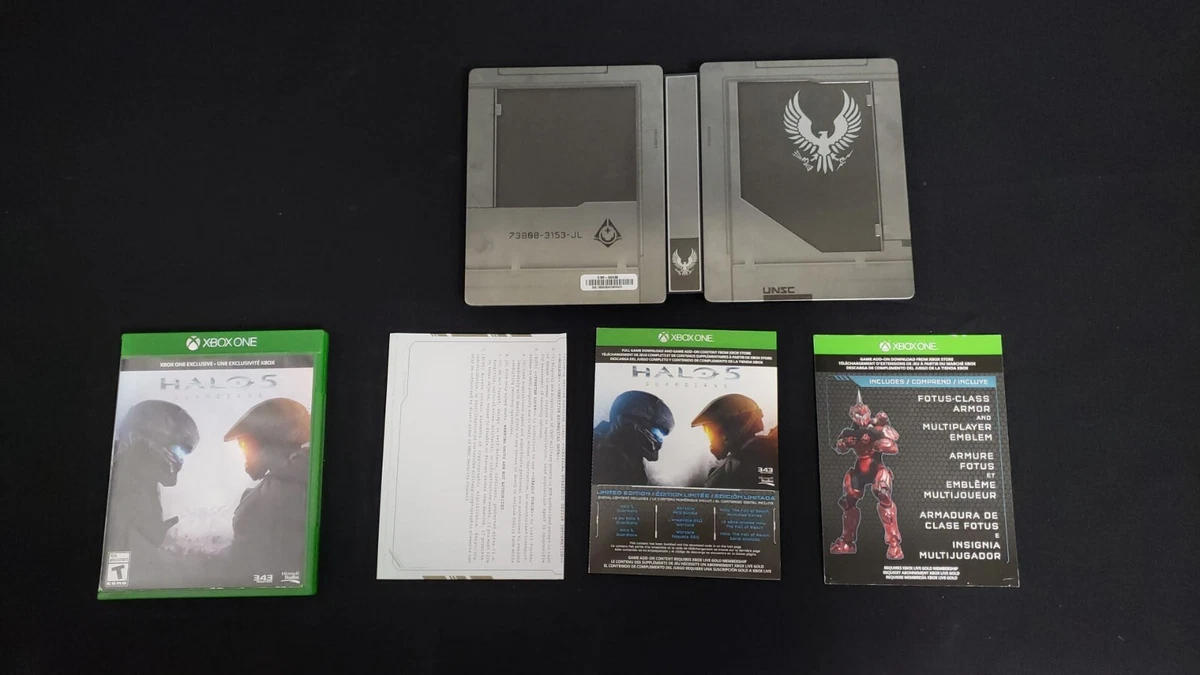 Halo 5 Guardians Limited Edition Steelbook With a Normal Edition