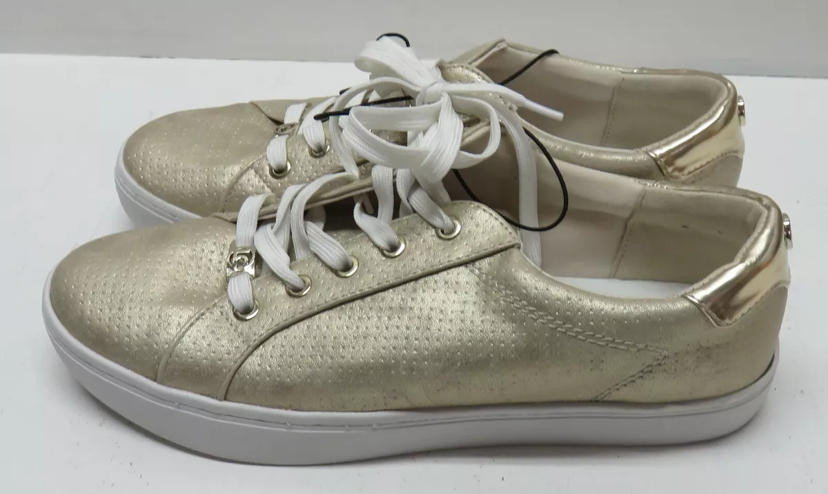 Liz Claiborne Warwick Womens Gold Athletic Sneakers Walking Shoes