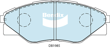 Bendix Front Brake Pad Set for Toyota Hilux GGN15R 4.0L 1GR-FE Petrol 2005-2015 - Picture 1 of 1