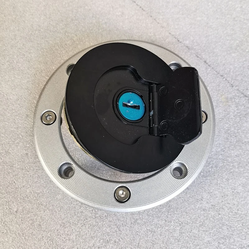 Petrol Fuel Gas Tank Cap Keys Set For Suzuki Vstrom DL650 2004-11 DL1000 2002-12 - Image 3 of 3