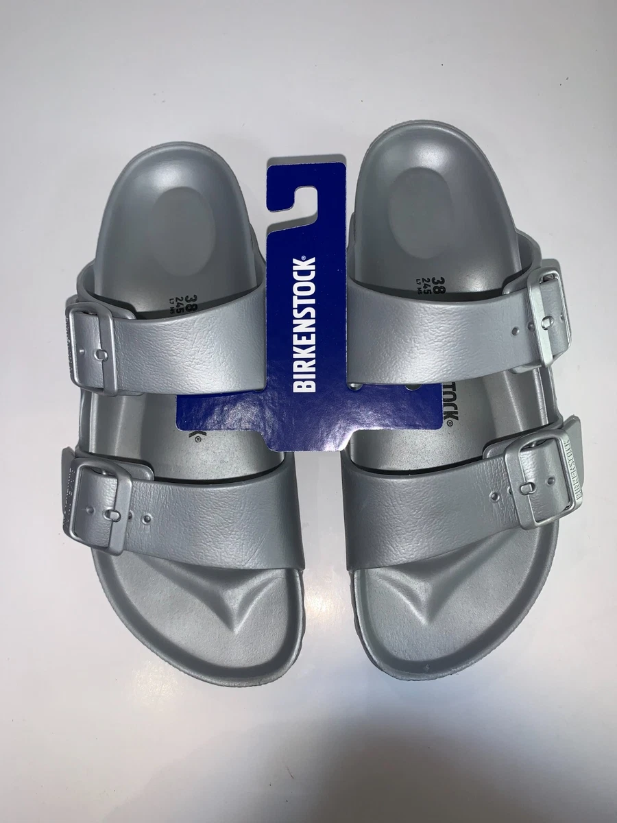 Birkenstock silver cheap gizeh
