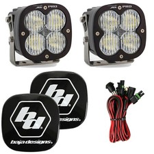 Baja Designs XL Pro 5000K Clear Wide Cornering LED Light Pods With Rock Guards