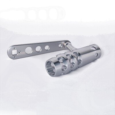 NO-BEND (tm) Silver Handle (3.75'') & Knob for PENN Fathom & Torque 2 Speed Reels