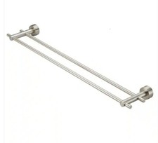 Glacier Bay Innburg 24 in. Double Towel Bar in Brushed Nickel