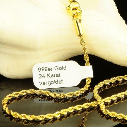 Rope Chain 0 3/32in 999er Gold 24 Carat 