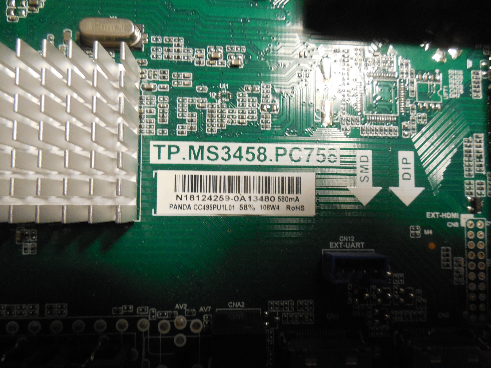 Sceptre W55 HD LED TV 55 With Electricity Sound Legs Remote NO Picture