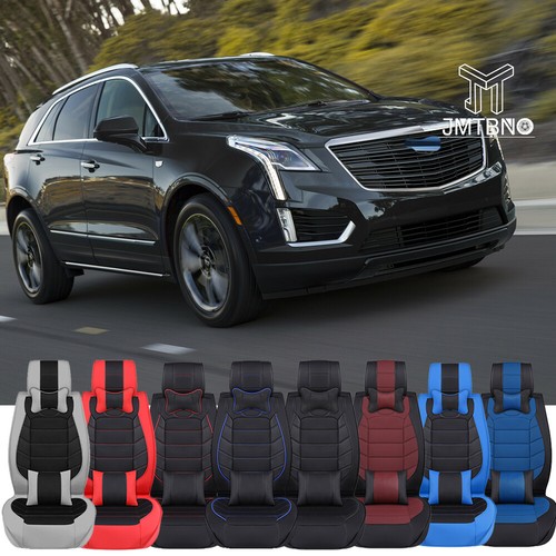 PU Leather Car Front&Rear 5 Seat Covers /Front For Cadillac XT6 XTS CTS