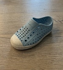 Native Toddler Kids Size C6 Blue Jefferson Water Slip On s Rubber LEFT SHOE ONLY