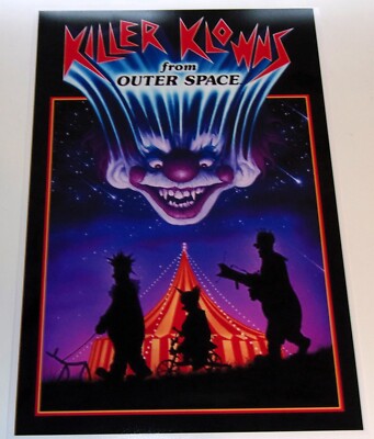 Killer Klowns from Outer Space 1988 Alternate USA Poster 19''x13'' Horror CULT