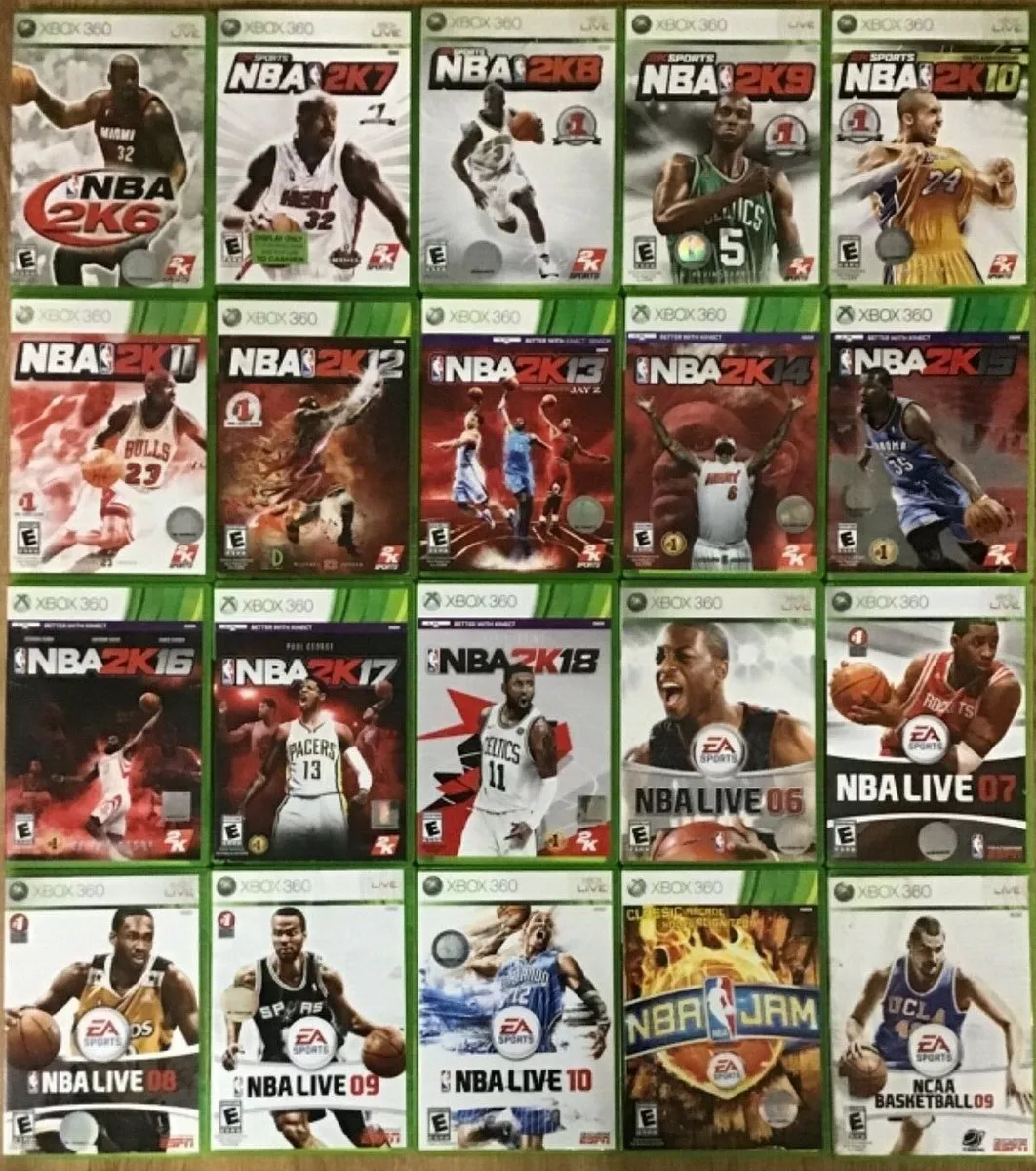 Basketball games (Microsoft Xbox 360) TESTED NBA NCAA