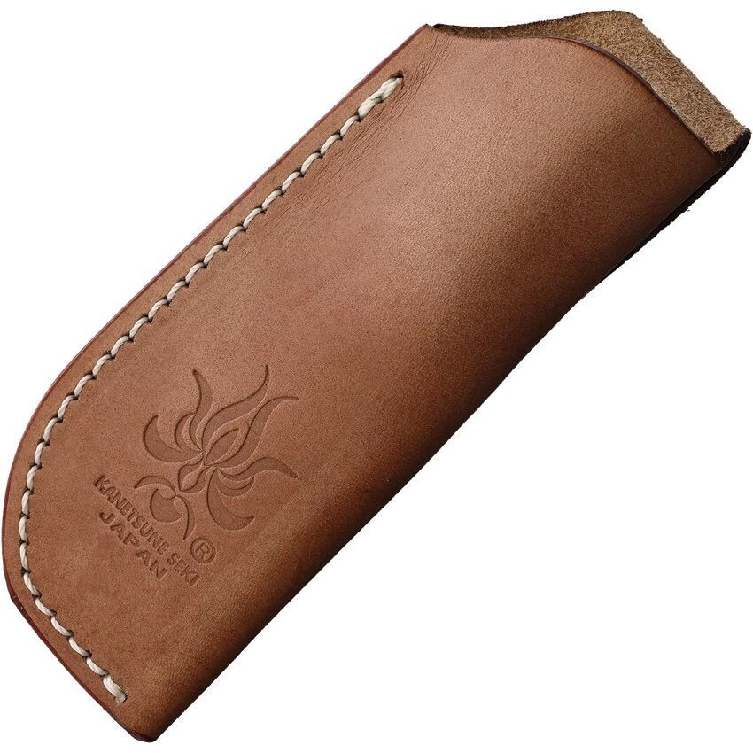 Cuchillo fijo Kanetsune Seseragi 2,63" hoja desolladora de acero Damasco mango de madera Foto 4 de 4