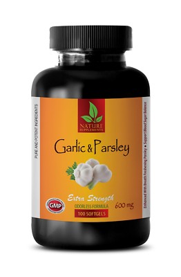 odorless garlic - GARLIC & PARSLEY - parsley capsules - 1 Bottle 100 Softgels