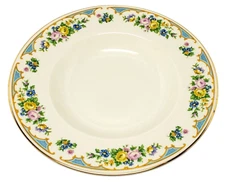 Syracuse - ENSLEY BLUE - Rim Soup Bowl(s) Old Ivory O.P. Co.