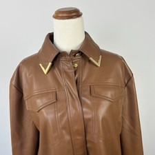 Regular Faux Leather Tops Blouses for Women for sale Shop with