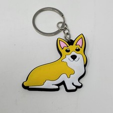 Corgi Dog Keychain - Rubber