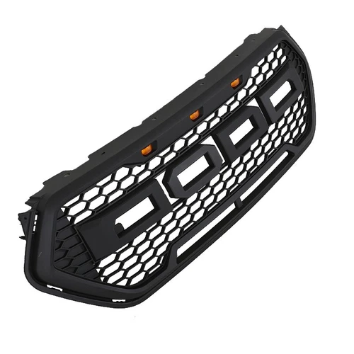 Black Front Grille Fits For Escape 2016 2017 2018 2019 Grill W/Led Light - Picture 2 of 5