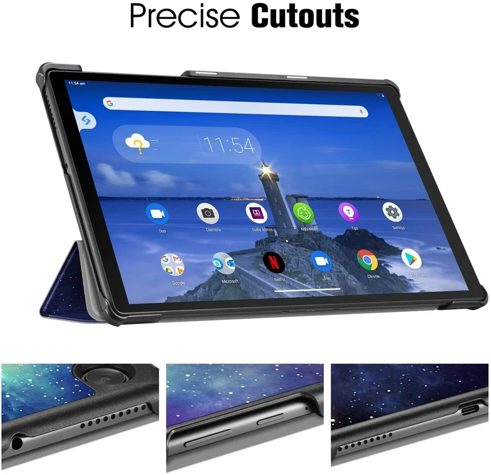 Funda con soporte de cuero PU para Lenovo Tab M10 Plus TB-X606F/TB-X606X de 10,3"" Foto 4 de 4