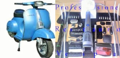 PIAGGIO VESPA 50 SPECIAL CON FARO QUADRATO KIT RESTAURO RICAMBI - Main Image