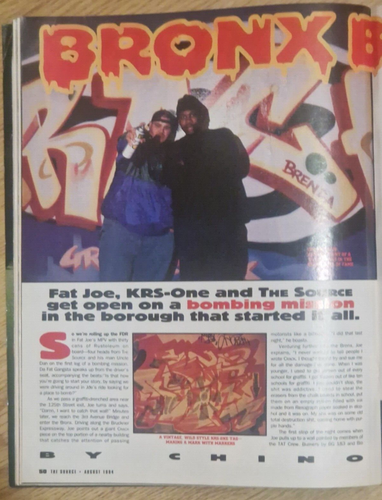 THE SOURCE magazine No. 59 (Aug 1994) - Flavor Flav, Fat Joe, KRS-1, Mad Skillz9 - Picture 2 of 2