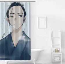 Grass In His Mouth- 3D Shower Curtain Polyester Bathroom Decor Waterproof