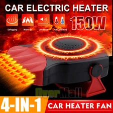 12V 150W Portable Electric Car Heater Heating Fan Defogger Defroster Demister