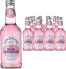 Fentimans Rose Lemonade Beverage, 275ml - Pack of 12 Bottles