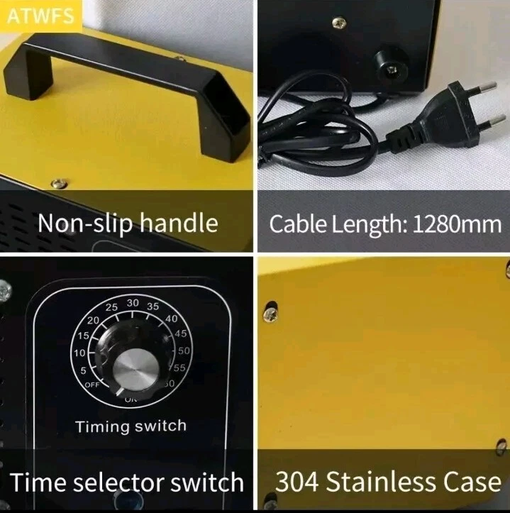 60000mg/H Purificatore d'aria generatore di Ozono 220V Per Ambienti Interni - Immagine 4 di 4