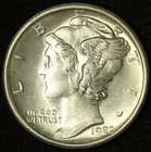 1920-S 10C Mercury Dime - Free Shipping USA