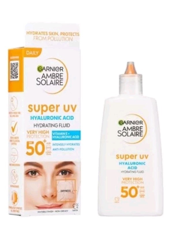 Garnier Ambre Solaire Ultra-Light Sensitive Face Fluid SPF50+ 40Ml