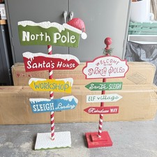 Christmas North Pole Sign Set