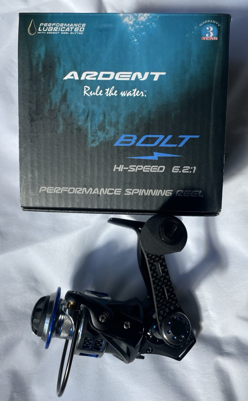 ARDENT 2000 BOLT HIGH SPEED PERFORMANCE SPINNING REEL 6.2:1 