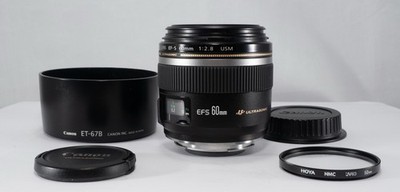 Canon EF-S Ultrasonic USM 60mm F2.8 Autofocus Macro Objektiv.  Top Zustand