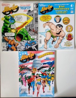 Lote de 3 revistas de historia de cómics "Alter Ego" ¡Dos Morrows en muy buen estado!!