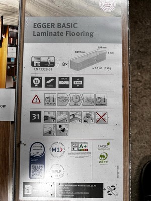 Laminat Eichenholz Optik  Egger 25 m²