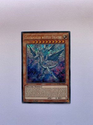 Yugioh Karte: Tiefäugiger Weißer Drache (MVP1-DES05) - Secret Rare