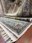 Turkish Pure Silk Rug   Luxury Oriental Carpet Floral Mint Green 8x11 ft — photo 4