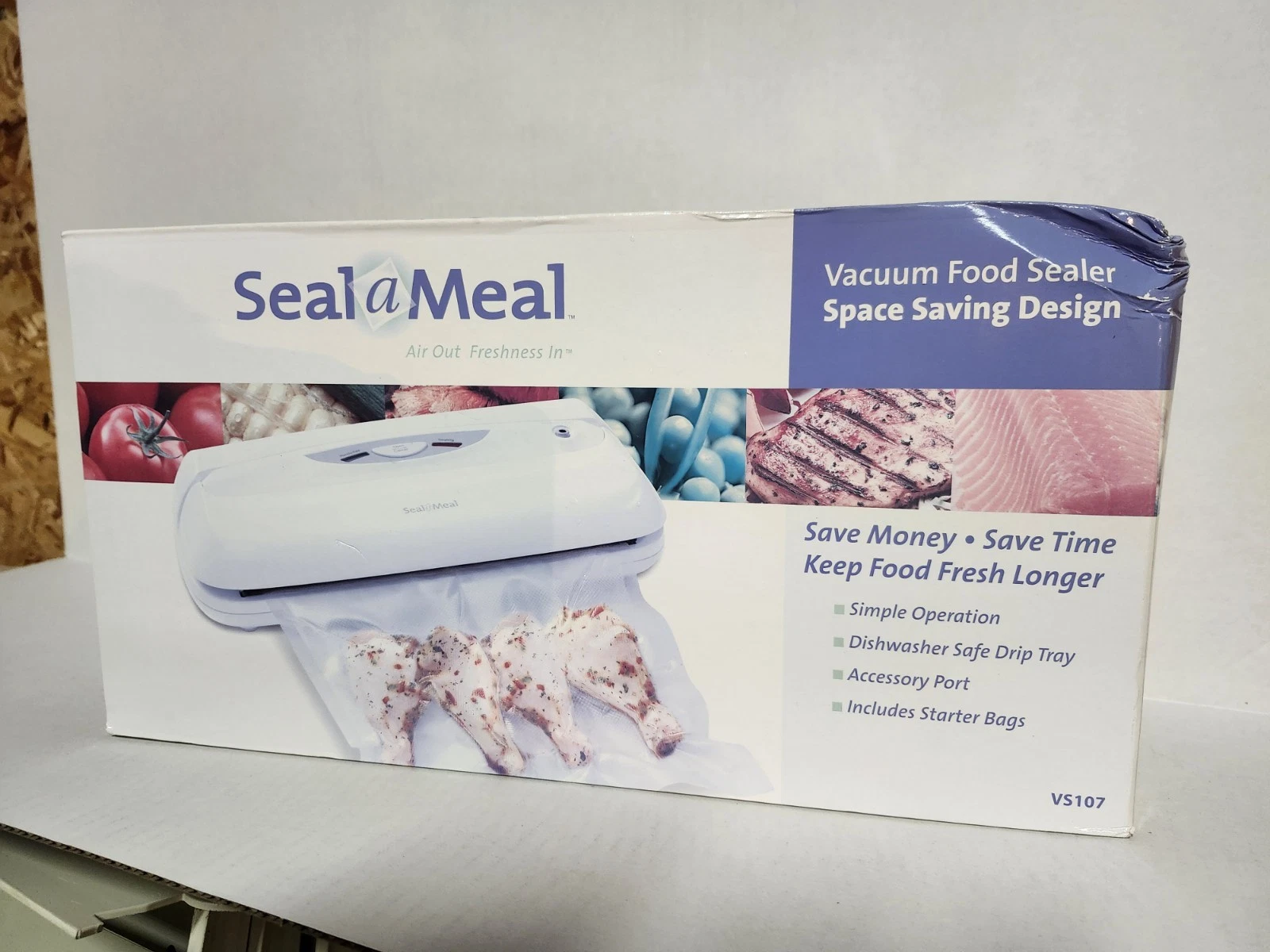Rival (VS107) Seal-a-Meal Corded Vacuum Food Storage Bag Sealer Boxed Manual
Opens in a new window o