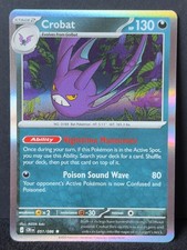 Crobat Holo Rare ME04: Chaos Rising 051/086 NM 