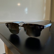 Polarized Rayban Club master Glasses Lightly Scratched Lenses Good Condition w