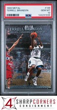 1999 METAL #149 TERRELL BRANDON POP 1 PSA 10