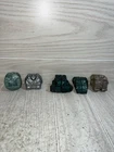 Vintage 1985 Bandai Rock Lords Lot 5 Crackpot, Tombstone, Boulder, Sticks Stones