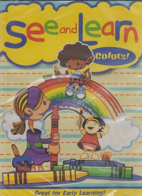 See And Learn...Colors DVD VIDEO EDUCATIONAL songs children kids '89 NEW SEALED 