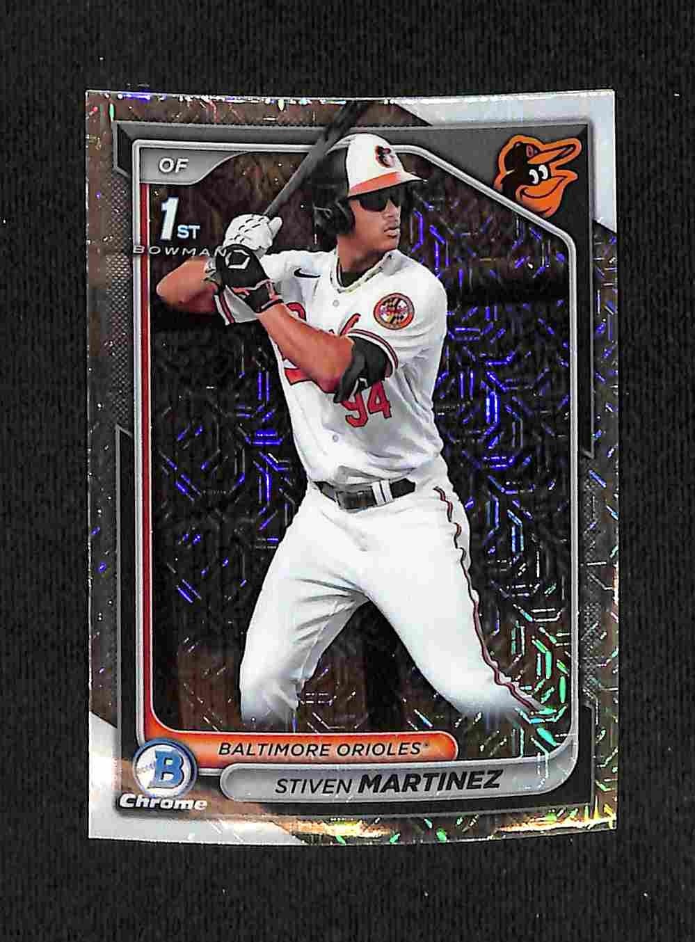 2024 Bowman Chrome Mega Stiven Martinez Mojo Refractor #BCP-229