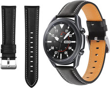 Cinturino Pelle 22mm Samsung Galaxy Watch 3 45mm Gear S3 Frontier Classic Uomo
