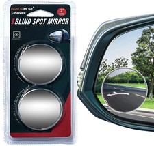 Performore 2 Pack Of Blind Spot Car Mirrors 2 Inch Round Hd Glass Convex Rear V
