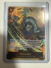 Crocodile OP14-120 SEC Alt Art Secret Rare One Piece OP14 Azure Sea NM