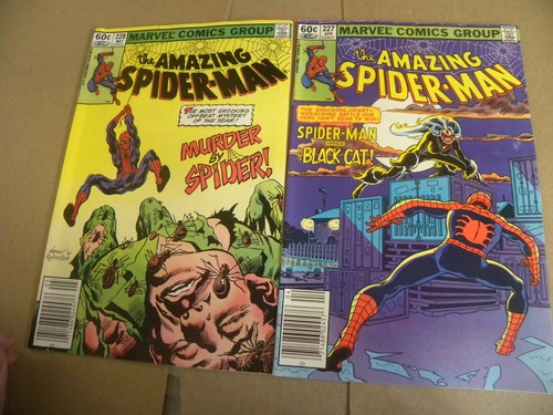 Marvel 1982 3 issues AMAZING SPIDER-MAN 226 227 228 NM gb - Foto 8 di 17